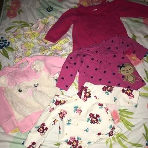 0-3 month long sleeve shirts